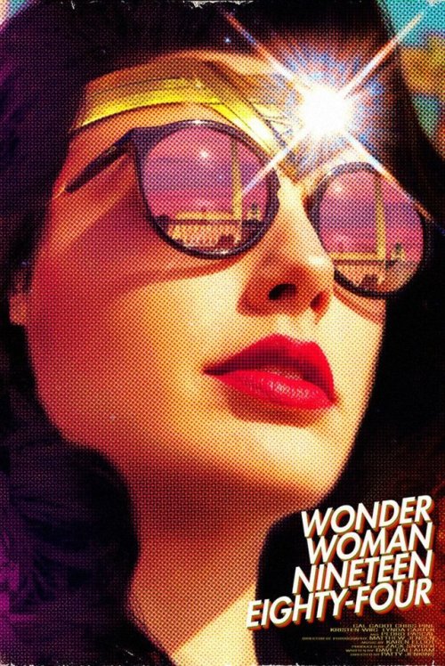 cinexphile - Wonder Woman 1984 (2019) retro fan poster by...