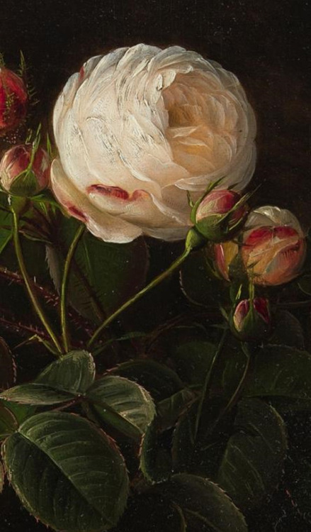 inividia - Floral Still Life (detail) Johann Laurentz Jensen