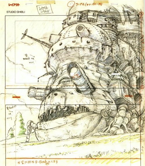 ghibli-collector - Hayao Miyazaki’s Anime Blueprint Layouts -...