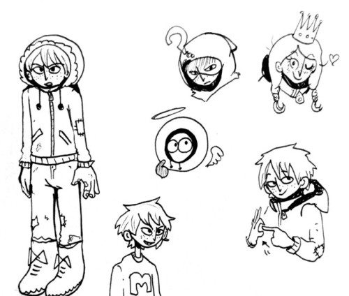 arrestedforkennyonmain - miscellaneous doodles of The Boy™