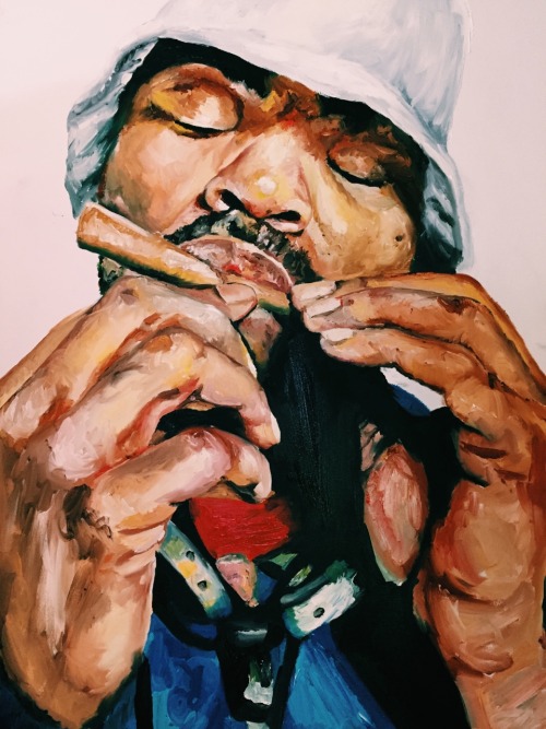 mariella-angela:Method Man | Oil on Canvas | 30x40
