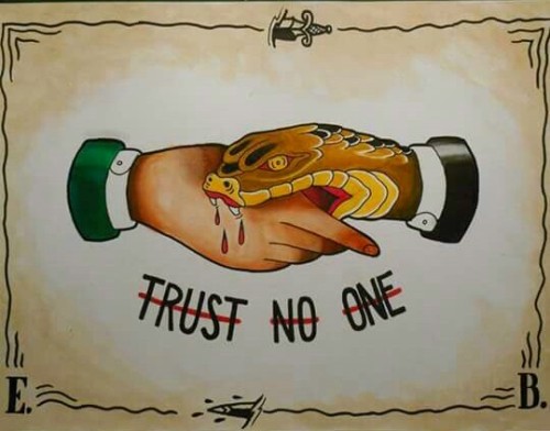 toxiicmongoose - gotitforcheap - trust no one, especially snake...