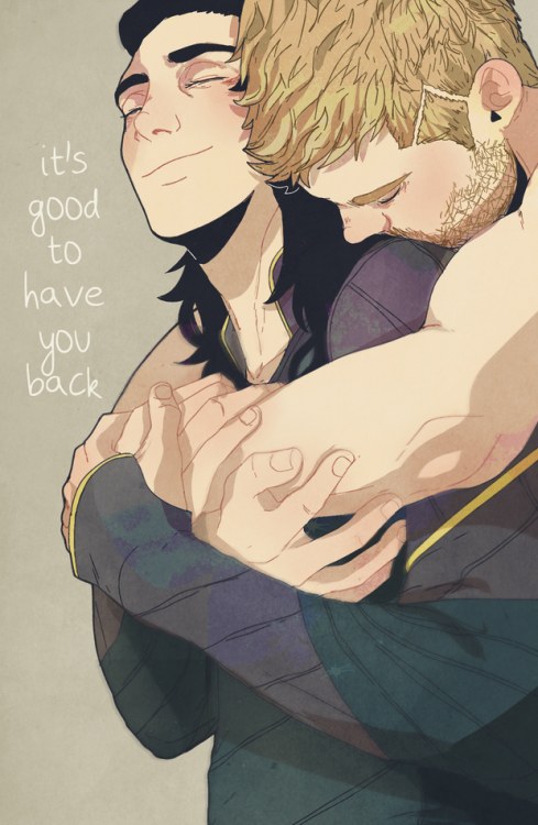 themightynyunyi - another thorki fanart from the bottom of my hell...