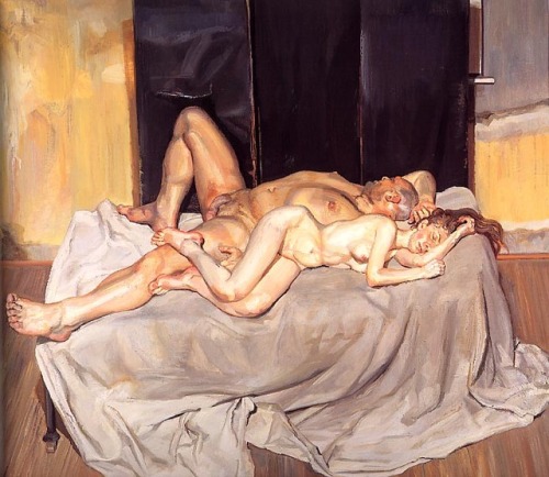 expressionism-art - And the Bridegroom, 2001, Lucian Freud...