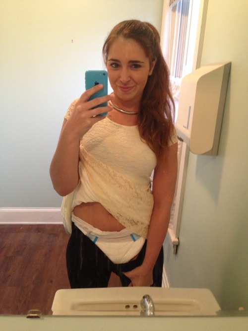 badlilblubunny - Diapered selfies from the dentist office today.