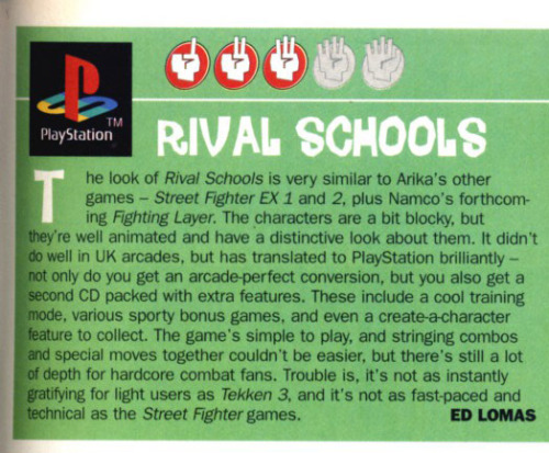 Computer & Video Games #206. January 1999 - Review of ‘Rival...
