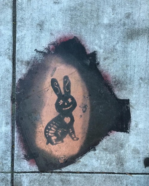 davitydave - Bunny Stencil (at Soma West Skatepark)