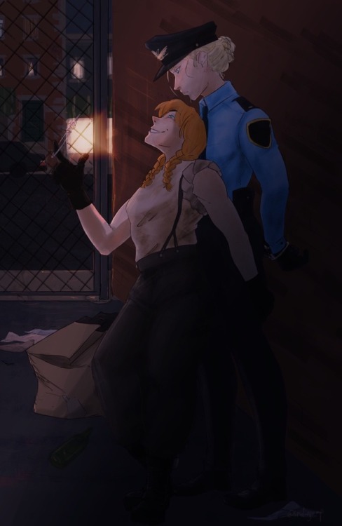 canitellusmthin - More Police/Thief Elsanna - ’D Commissioned from...