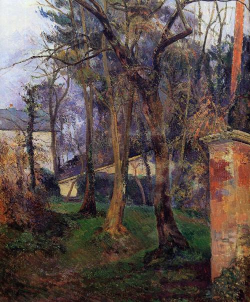 artishardgr - Paul Gauguin - Abandoned garden in Rouen c.1884