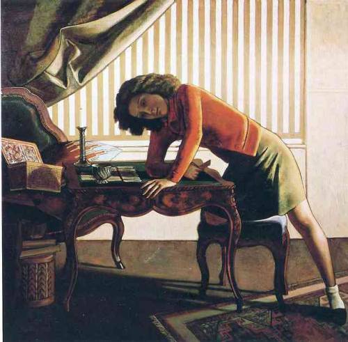 expressionism-art - Patience, 1943, Balthus