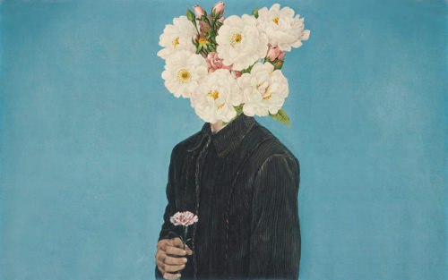 love:“The Blue Flowers” art based on Otto Dix painting. By The...