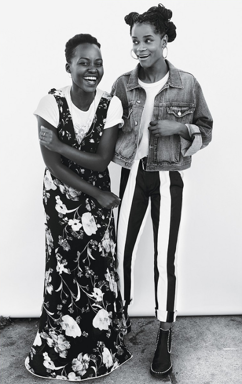 conners-kent - Lupita Nyong’o and Letitia Wright photographed by...