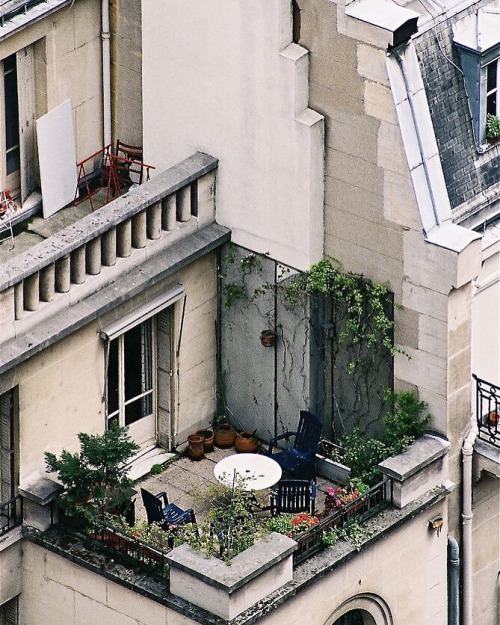 chanelbagsandcigarettedrags - Parisian rooftops