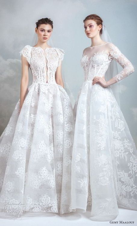 (via Gemy Maalouf 2019 Wedding Dresses — “The Royal Bride”...