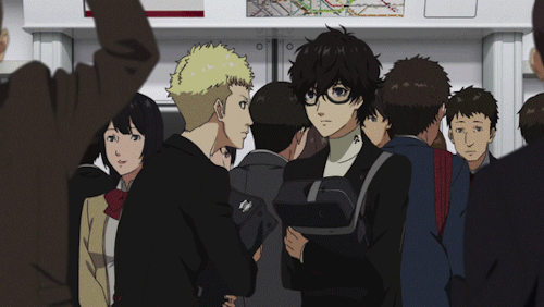 brightersoul2 - Now Akechi spots him~[Persona 5 the Animation -...