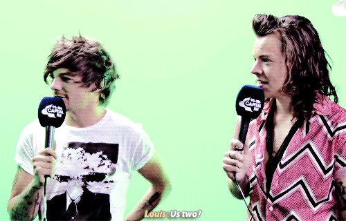 When liam pointed at Louis and Harry when they were asked "who is the last member to get marrie