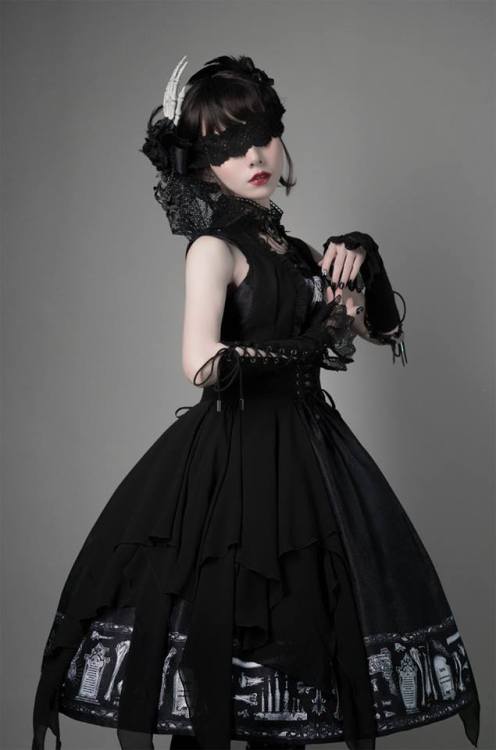 lolita-wardrobe - Foxtrot 【-The Tomb of Gabriel-】 #GothicLolita...