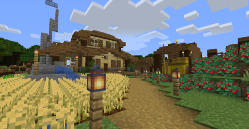 esperrs - A little minecraft house I built in the latest snapshot...