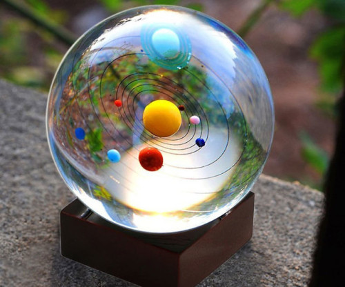 novelty-gift-ideas - Solar System Crystal Ball