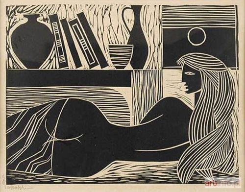 youcannottakeitwithyou - Stefan Rassalski (1910 - 1972). Nude.
