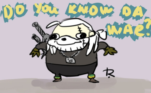 icpe:Witcher 3, doodles #211Dis sword is for killing...
