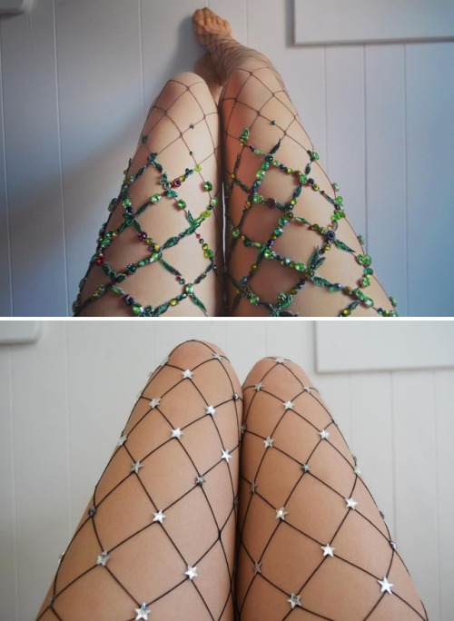 sosuperawesome - Handmade Fishnet Tights by Lirika Matoshi on...