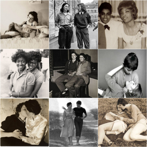 venus-dyke - i found all these photos of vintage lesbians and...