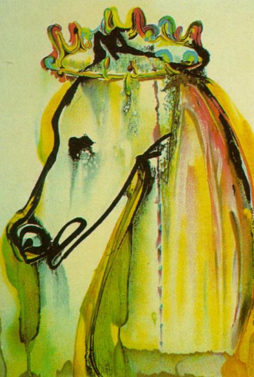 artist-dali - Caligula’s Horse (Dali’s Horses), 1971, Salvador...
