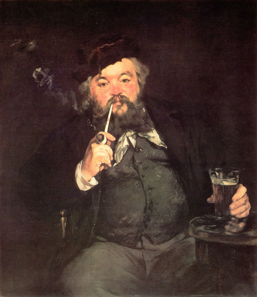 realism-love:A Good Glass of Beer, 1873, Edouard ManetSize:...