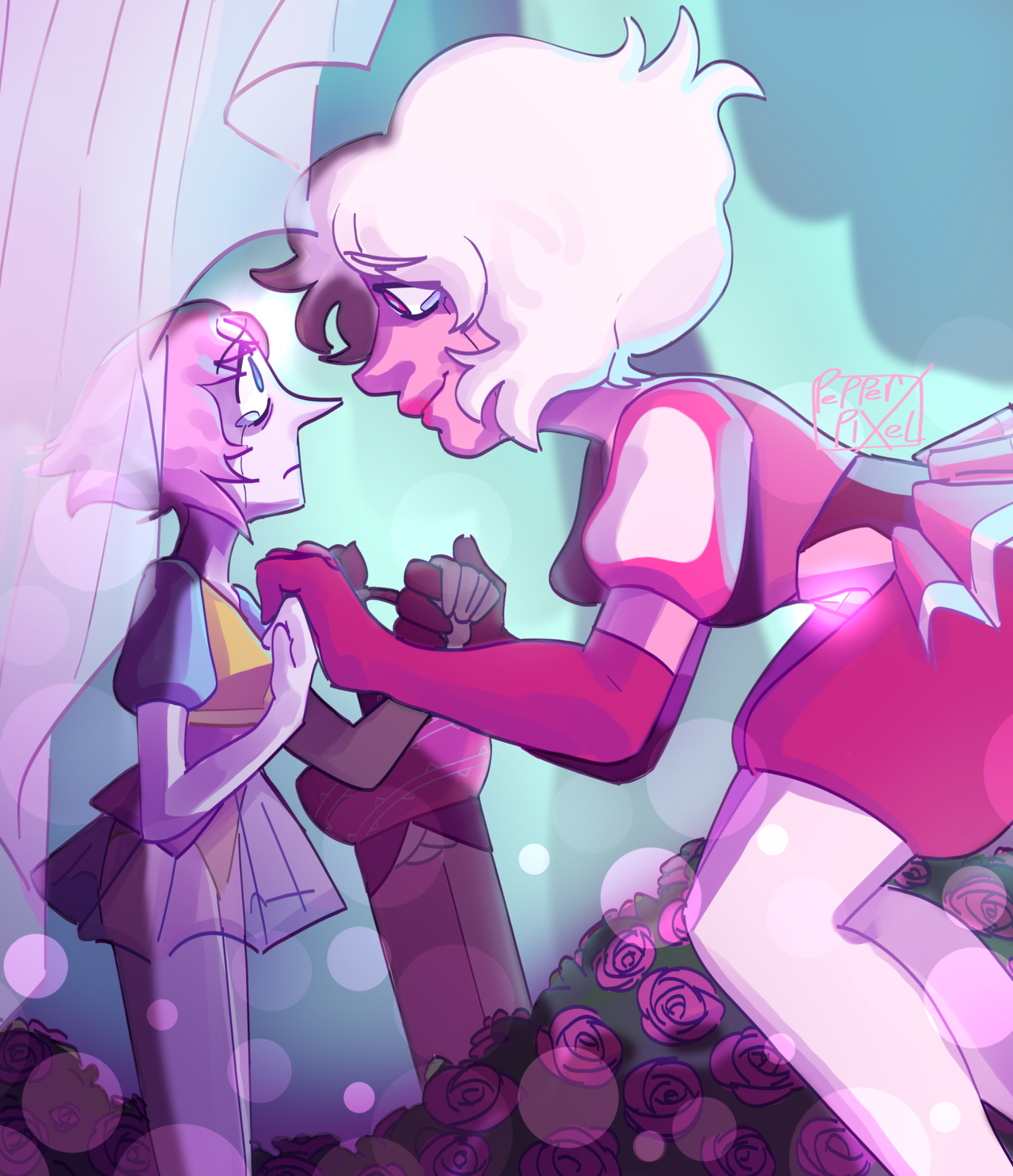 fanart for the new su episode!!!! cause idk i felt like it. im actually proud of how this turned out too! even if it took me like… 6 fucking hours to make. also check out the speed paint for this...
