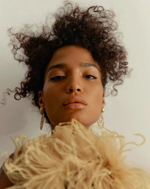 honestherring - shirazade - Indya Moore photographed by Agnes...