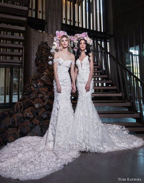 (via Yumi Katsura Couture Spring 2019 Wedding Dresses — Modern...