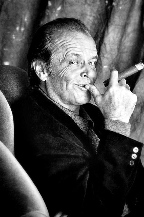 lesravageurs:Ravageurs smoke cigars. | Jack Nicholson by...