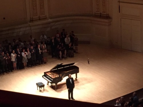 lifejustgotawkward - Evgeny Kissin at Carnegie Hall today before...