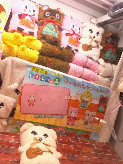 animalcrossingnewleaflife - Spotted these ACNL fleece blanket in...