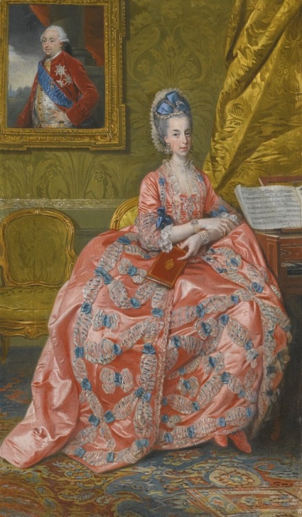 tiny-librarian - Maria Amalia of Austria, Duchess of Parma, with a...