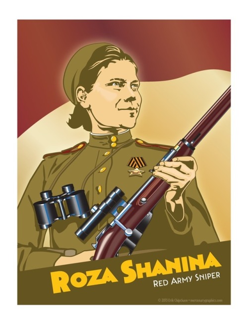 redarmyscreaming:Roza Georgiyevna Shanina (Роза Егоровна...