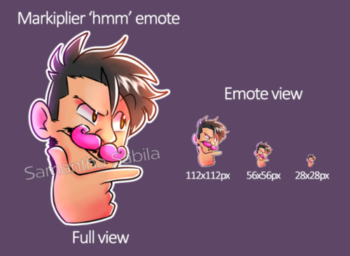 samanthasabila - More emotes of @markiplier and more are in...