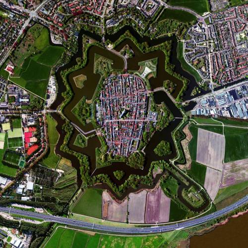 climateadaptation - dailyoverview - Naarden is a star fort in...