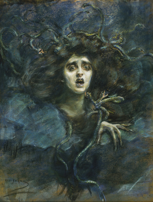 goghvanwillemvincent - Medusa (Laura Dreyfus Barney) (1892) by...