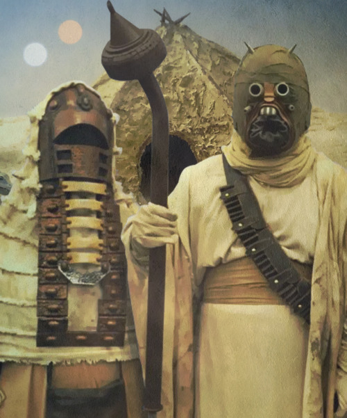 A couple of my friends made “his” and “hers” Tusken Raider...