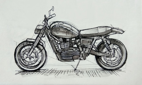 hunternif - Sketches from motorbike festival