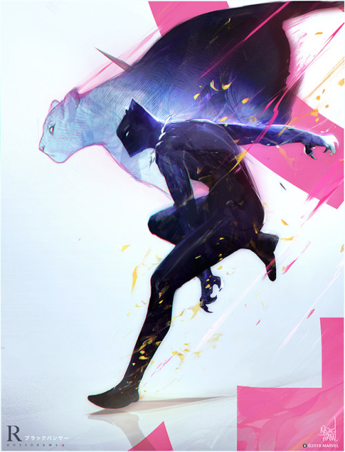 league-of-extraordinarycomics - Black Panther by Rossdraws