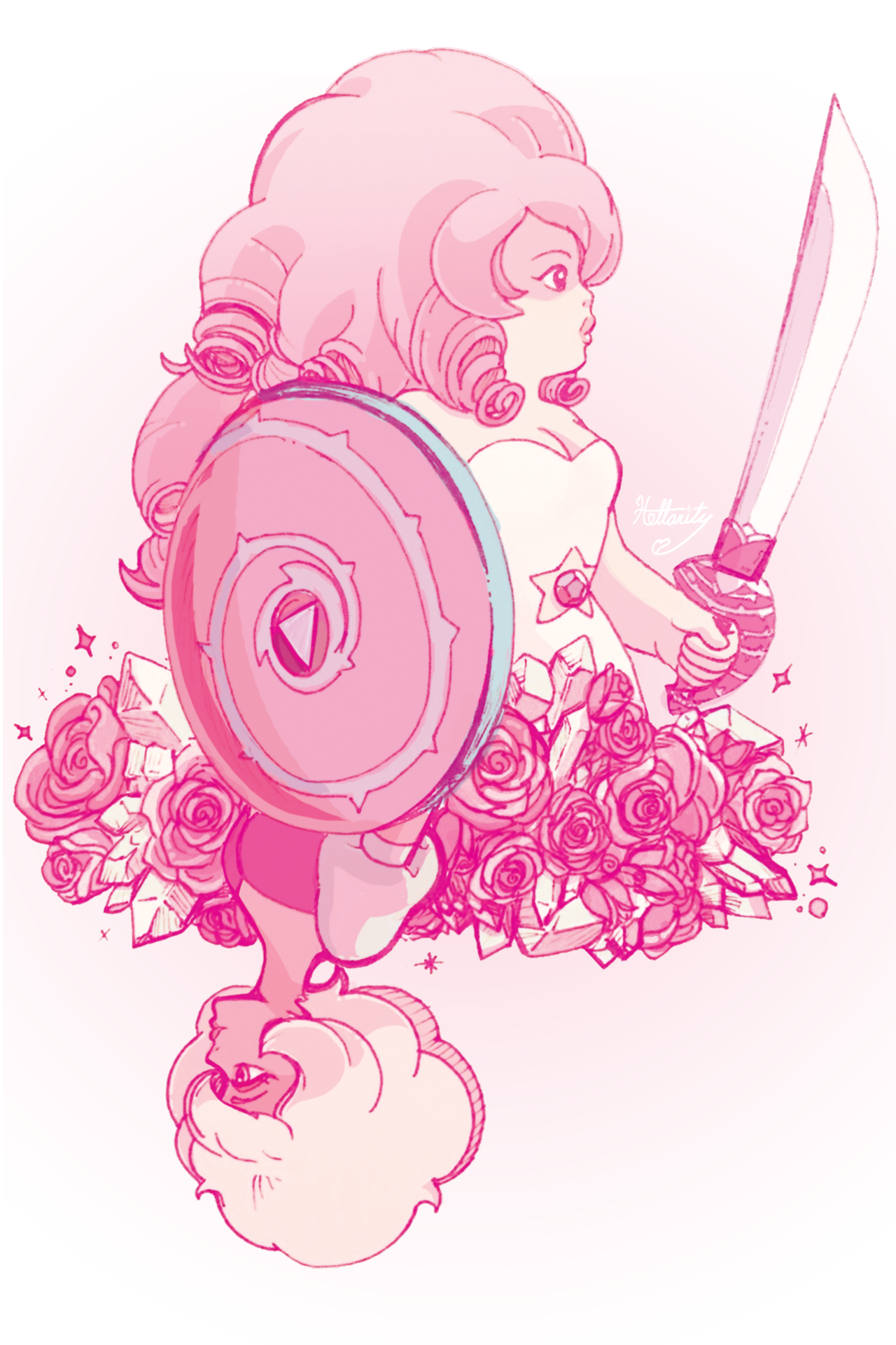 Pink does more than you think (Sticker now available on my Tictail and Redbubble)