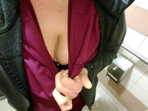 tlvhotwife:Asked her if she was “ busty” today at work and she...