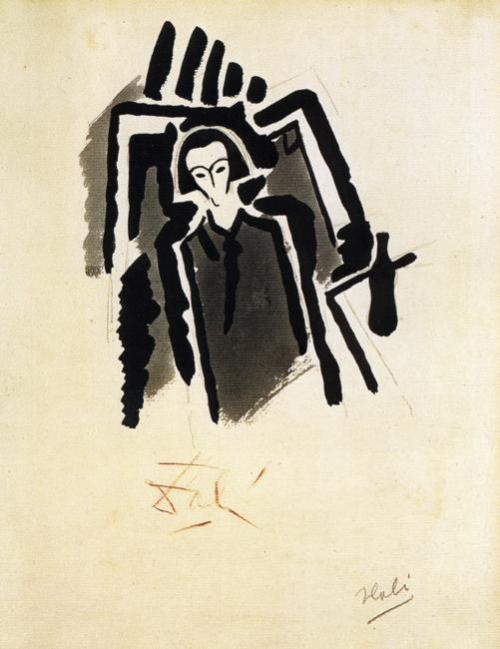 expressionism-art - Self-Potrait, 1923, Salvador DaliSize - ...