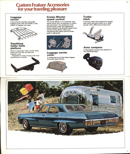 aacalibrary:Excerpts from a 1970 Chevrolet Accessory Booklet