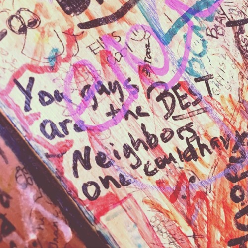 queergraffiti - chxrchgay - at victor’s 1959 cafe in...