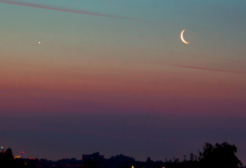 astronomyblog - Conjunction - Venus and MoonImage credit -  Roger...
