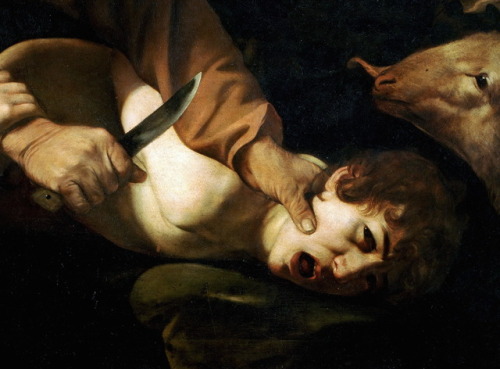 xaravaggio - Caravaggio, Sacrifice of Isaac ( 1603 ) DETAIL